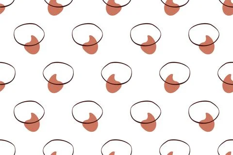 Abstract boho seamless pattern background illustration Illustrazione stock