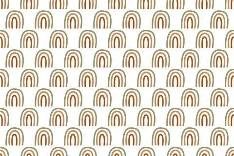 Abstract boho seamless pattern background illustration Illustrazione stock