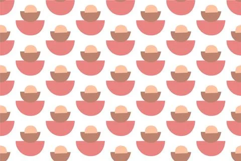 Abstract boho seamless pattern background illustration Illustrazione stock