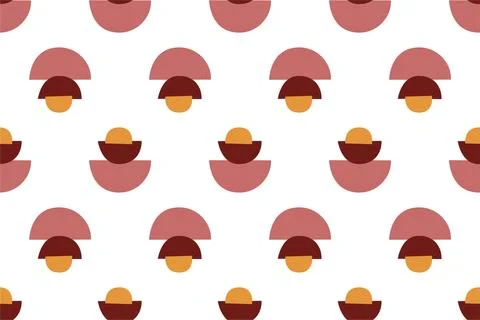 Abstract boho seamless pattern background illustration Stock Illustration