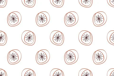 Abstract boho seamless pattern background illustration Illustrazione stock
