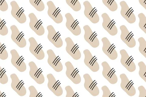 Abstract boho seamless pattern background illustration Illustrazione stock