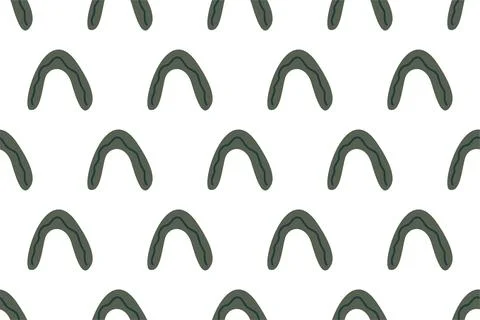 Abstract boho seamless pattern background illustration Stock Illustration