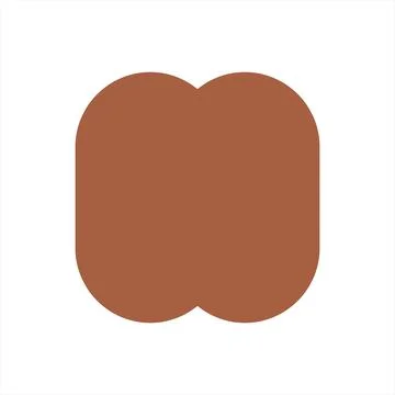 Abstract boho shape vector illustration Stock Illustration