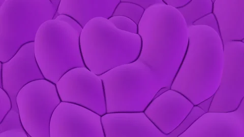 Abstract boiling soft texture in cartoon colorful style. Design. Bright Stock Footage 240947832