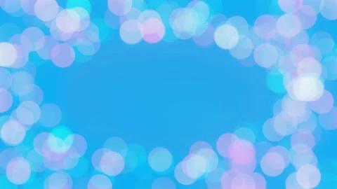 Abstract bokeh background animation with copy space Stock Footage 148377133