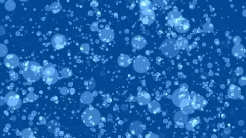 Abstract bokeh background, blue particles Stock Illustration