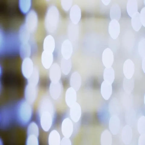 Abstract bokeh background. Christmas bokeh lights refocused blurred background. Stock Footage