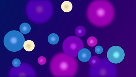 Abstract bokeh background cream glowing circles gradient animation Vídeos de archivo 334961399