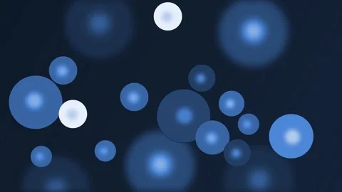 Abstract bokeh background cream glowing circles gradient animation Vidéo 334961695