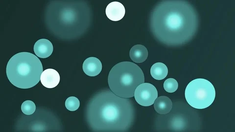 Abstract bokeh background cream glowing circles gradient animation Vídeo Stock 334961873