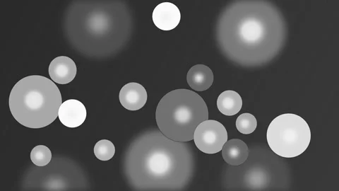 Abstract bokeh background cream glowing circles gradient animation Vídeo Stock 334967507