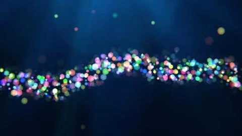 Abstract bokeh background with distortion effects. Stock Photos