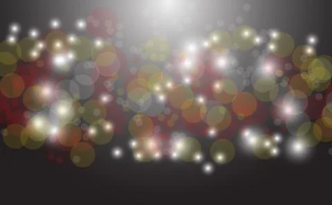 Abstract bokeh background. Festive defocused lights.Vector illustration 스톡 일러스트