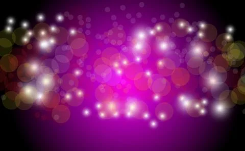 Abstract bokeh background. Festive defocused lights.Vector illustration Stock Illustration