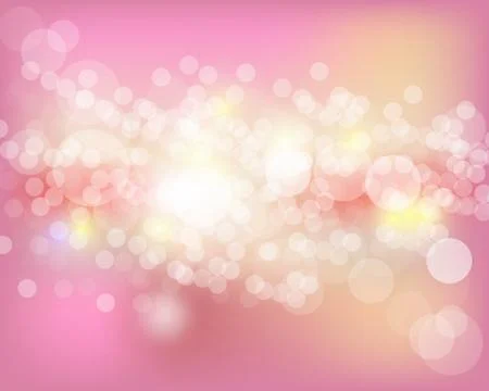 Abstract bokeh background. Festive defocused lights.Vector illustration Stock Illustration