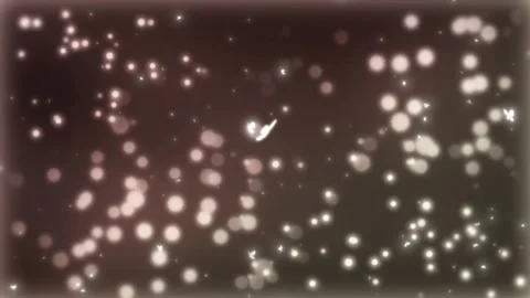 Abstract bokeh background with glowing light orbs floating slowly in dark space Stock Footage 343818869
