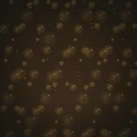 Abstract bokeh background of glowing, soft circles on dark green gradient Stock Footage 345690035
