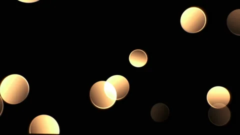 Abstract Bokeh Background With Golden Particles. Stock-Footage 167055874