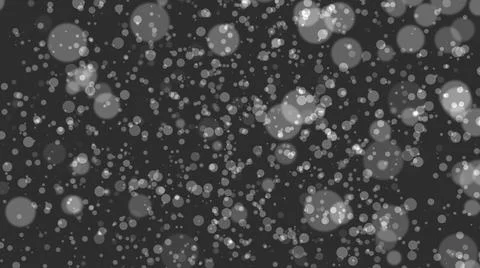 Abstract bokeh background, gray particles Stock Illustration