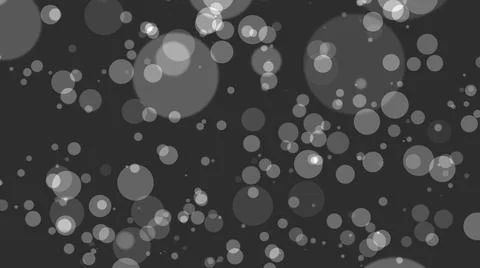 Abstract bokeh background, gray particles Stock Illustration