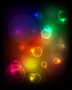 Abstract bokeh background Stock Illustration