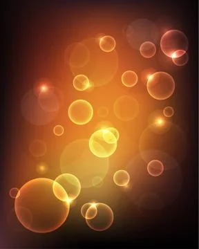 Abstract bokeh background Stock Illustration