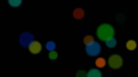 Abstract bokeh background, loopable, on transparent, colored, rainbow 動画素材 32597620
