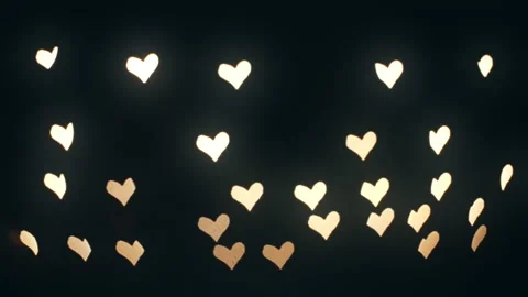 Abstract bokeh background made of defocused hearts. Stock Footage 231498709
