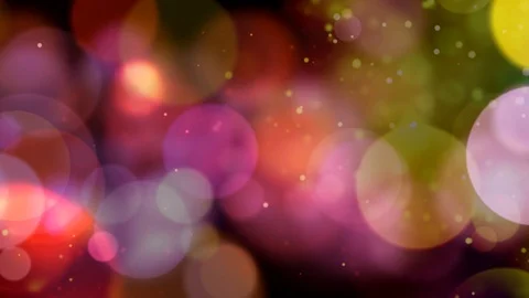Abstract Bokeh Background (Multi Colored) Stock Footage 89882181
