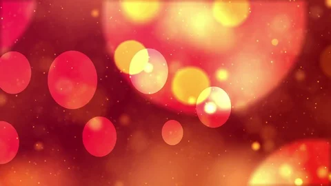 Abstract Bokeh Background orange and yellow bubbles Stock Footage 71198929