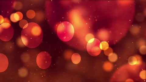 Abstract Bokeh Background orange glitter bubbles Stock Footage 71199354