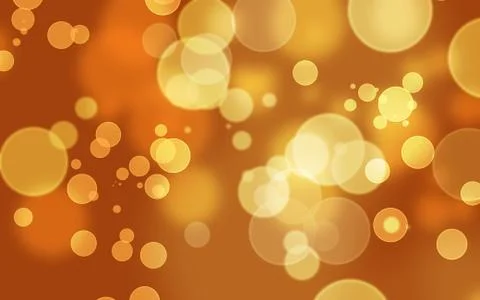 Abstract Bokeh Background Orange Stock Photos