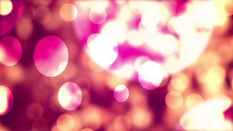 Abstract Bokeh Background pink and yellow valentine day Stock Footage 71199732