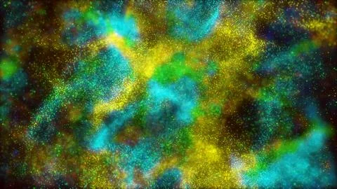 Abstract bokeh background. real backlit dust particles with real lens flare.. Stock Illustration