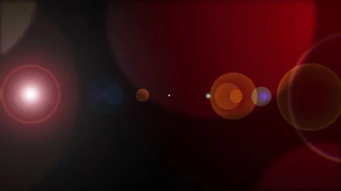 Abstract Bokeh Background red univers flare Stock Footage 71179932