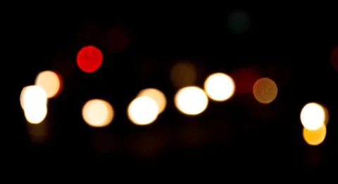 Abstract bokeh background on the road Stock Photos