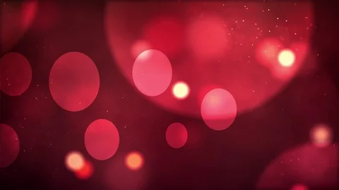 Abstract Bokeh Background romantic red bubbles Stock Footage 71198785