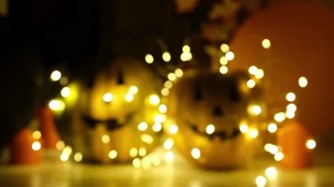 Abstract bokeh background, shining, glowing, blurred gold lights. Bright bokeh Stock Footage 161214044