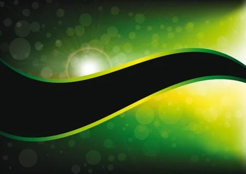 Abstract bokeh background with space motive Stock Illustration