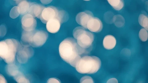 Abstract bokeh background of sunlight over the sea. Stock Footage 102701191