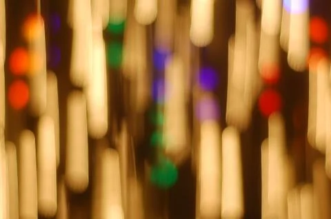 Abstract bokeh background with thick motion blurred lines Stock Photos