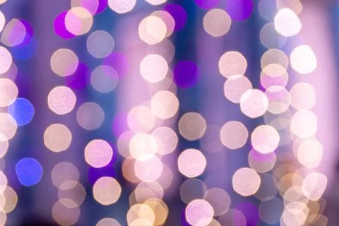 Abstract bokeh background with vertical light strands for event design or Stock Photos