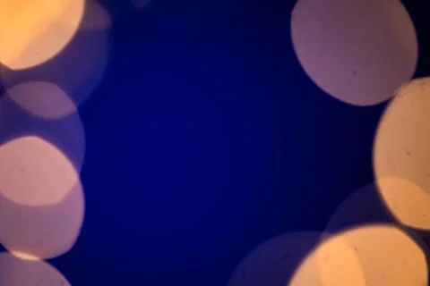 Abstract Bokeh Background with Warm Light Circles 스톡 사진