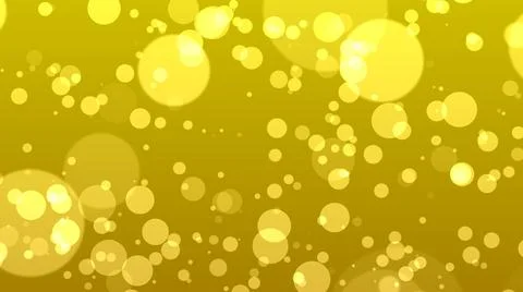 Abstract bokeh background, yellow particles Stock Illustration