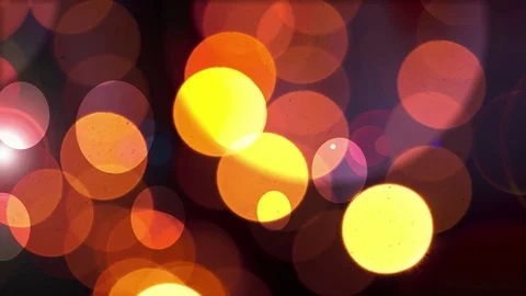 Abstract Bokeh Background yellow summer bubbles Stock Footage 71180334