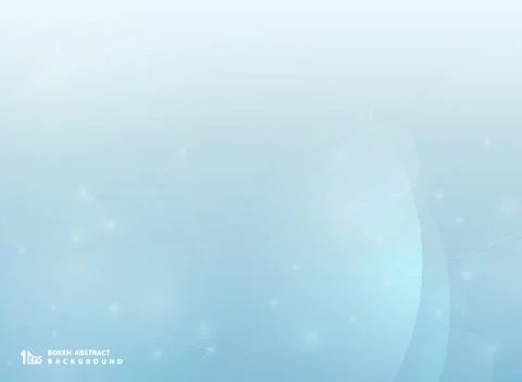 Abstract bokeh blue background with technology line blur. Stock-Illustration