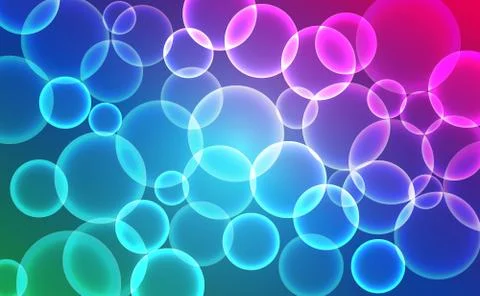 Abstract bokeh blurred background Stock Illustration