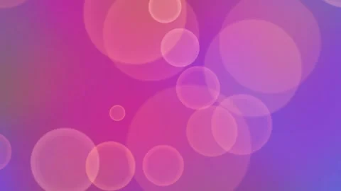 Abstract Bokeh Bubbles Background - Pink Purple Gradient, Soft Light Effect Stock Footage 331926711