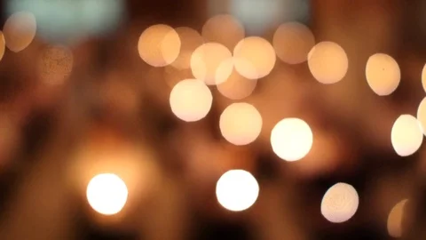 Abstract Bokeh Candlelight background. Stock Footage 119424907